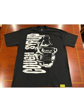 Authentic Awful Lot of Cough Syrup Tee Shirt, Size L , Black
